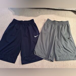 Nike Dri-FIT Dark Blue and Black Shorts